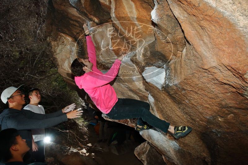 Bouldering in Hueco Tanks on 12/30/2019 with Blue Lizard Climbing and Yoga

Filename: SRM_20191230_1236380.jpg
Aperture: f/8.0
Shutter Speed: 1/250
Body: Canon EOS-1D Mark II
Lens: Canon EF 16-35mm f/2.8 L