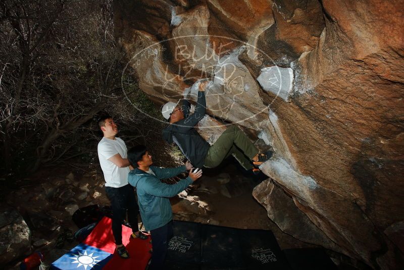 Bouldering in Hueco Tanks on 12/30/2019 with Blue Lizard Climbing and Yoga

Filename: SRM_20191230_1241500.jpg
Aperture: f/8.0
Shutter Speed: 1/250
Body: Canon EOS-1D Mark II
Lens: Canon EF 16-35mm f/2.8 L