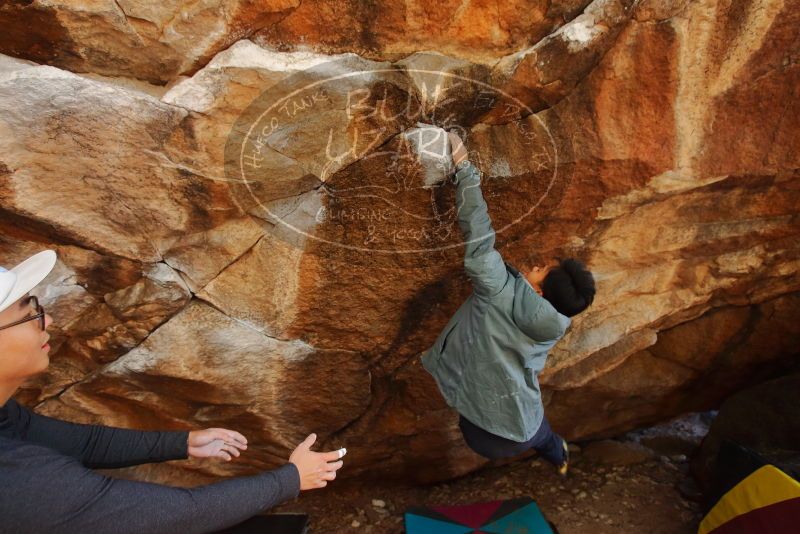 Bouldering in Hueco Tanks on 12/30/2019 with Blue Lizard Climbing and Yoga

Filename: SRM_20191230_1321541.jpg
Aperture: f/4.0
Shutter Speed: 1/250
Body: Canon EOS-1D Mark II
Lens: Canon EF 16-35mm f/2.8 L