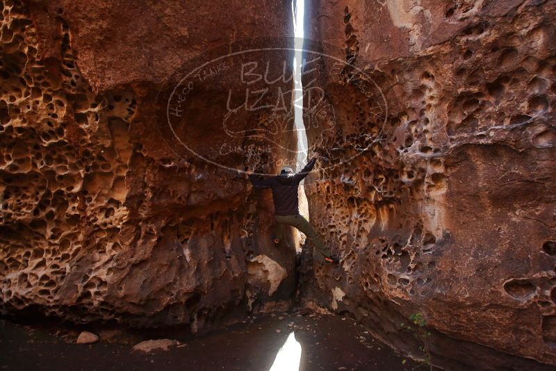 Bouldering in Hueco Tanks on 12/30/2019 with Blue Lizard Climbing and Yoga

Filename: SRM_20191230_1442120.jpg
Aperture: f/4.0
Shutter Speed: 1/125
Body: Canon EOS-1D Mark II
Lens: Canon EF 16-35mm f/2.8 L