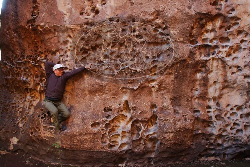 Bouldering in Hueco Tanks on 12/30/2019 with Blue Lizard Climbing and Yoga

Filename: SRM_20191230_1443050.jpg
Aperture: f/3.2
Shutter Speed: 1/125
Body: Canon EOS-1D Mark II
Lens: Canon EF 16-35mm f/2.8 L