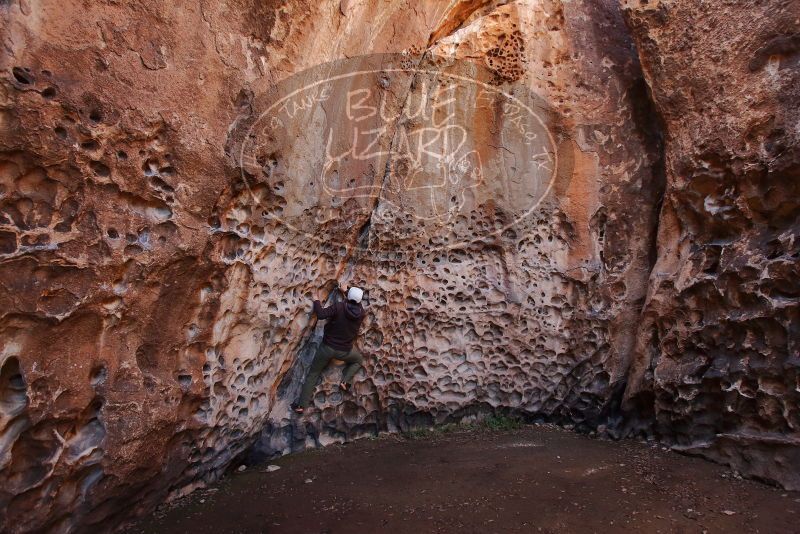 Bouldering in Hueco Tanks on 12/30/2019 with Blue Lizard Climbing and Yoga

Filename: SRM_20191230_1444470.jpg
Aperture: f/4.5
Shutter Speed: 1/100
Body: Canon EOS-1D Mark II
Lens: Canon EF 16-35mm f/2.8 L