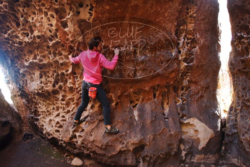 Bouldering in Hueco Tanks on 12/30/2019 with Blue Lizard Climbing and Yoga

Filename: SRM_20191230_1501240.jpg
Aperture: f/2.8
Shutter Speed: 1/100
Body: Canon EOS-1D Mark II
Lens: Canon EF 16-35mm f/2.8 L