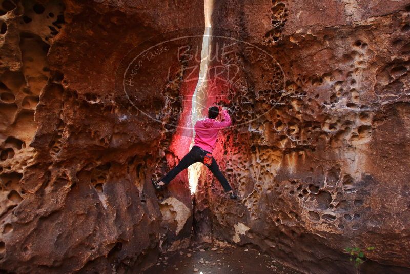 Bouldering in Hueco Tanks on 12/30/2019 with Blue Lizard Climbing and Yoga

Filename: SRM_20191230_1502270.jpg
Aperture: f/3.5
Shutter Speed: 1/100
Body: Canon EOS-1D Mark II
Lens: Canon EF 16-35mm f/2.8 L