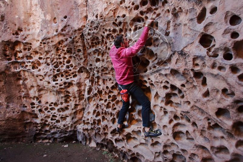 Bouldering in Hueco Tanks on 12/30/2019 with Blue Lizard Climbing and Yoga

Filename: SRM_20191230_1504290.jpg
Aperture: f/3.5
Shutter Speed: 1/100
Body: Canon EOS-1D Mark II
Lens: Canon EF 16-35mm f/2.8 L