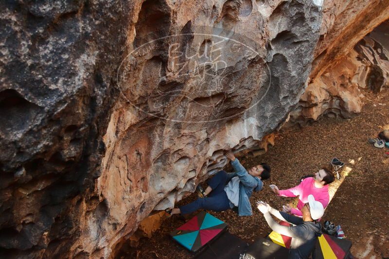 Bouldering in Hueco Tanks on 12/30/2019 with Blue Lizard Climbing and Yoga

Filename: SRM_20191230_1636150.jpg
Aperture: f/5.0
Shutter Speed: 1/200
Body: Canon EOS-1D Mark II
Lens: Canon EF 16-35mm f/2.8 L