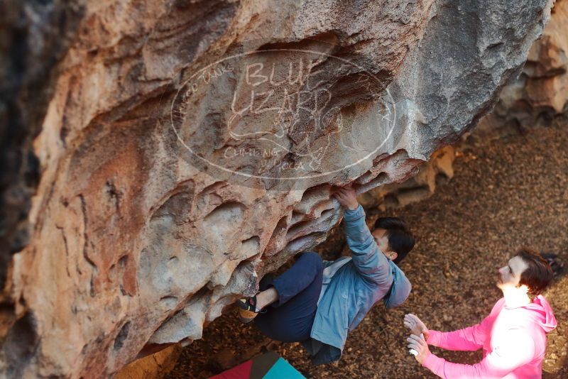 Bouldering in Hueco Tanks on 12/30/2019 with Blue Lizard Climbing and Yoga

Filename: SRM_20191230_1639071.jpg
Aperture: f/3.2
Shutter Speed: 1/250
Body: Canon EOS-1D Mark II
Lens: Canon EF 50mm f/1.8 II