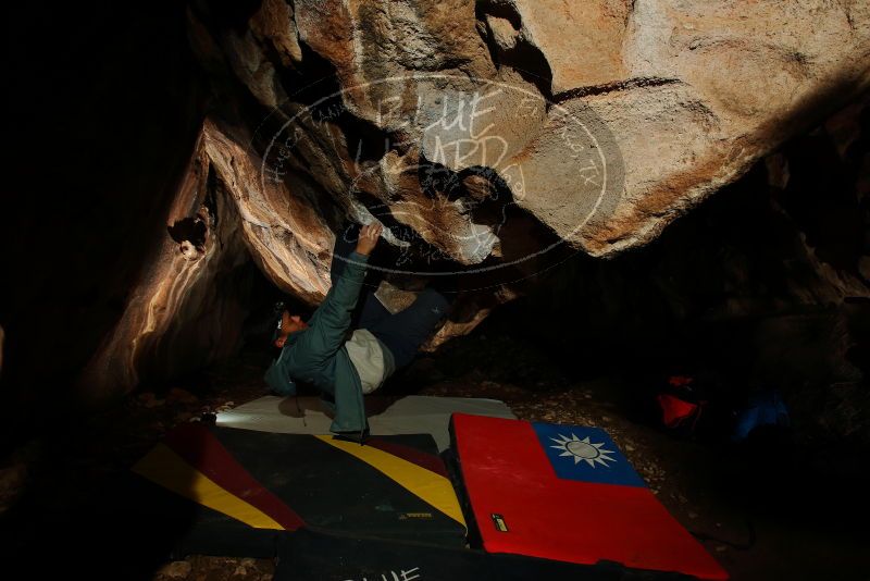 Bouldering in Hueco Tanks on 12/30/2019 with Blue Lizard Climbing and Yoga

Filename: SRM_20191230_1724020.jpg
Aperture: f/8.0
Shutter Speed: 1/250
Body: Canon EOS-1D Mark II
Lens: Canon EF 16-35mm f/2.8 L