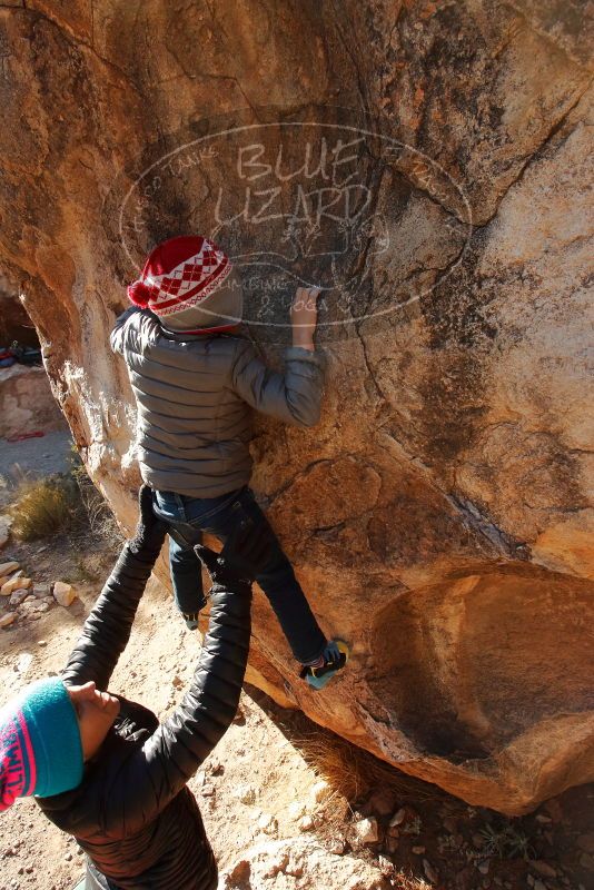 Bouldering in Hueco Tanks on 12/31/2019 with Blue Lizard Climbing and Yoga

Filename: SRM_20191231_1044400.jpg
Aperture: f/9.0
Shutter Speed: 1/320
Body: Canon EOS-1D Mark II
Lens: Canon EF 16-35mm f/2.8 L