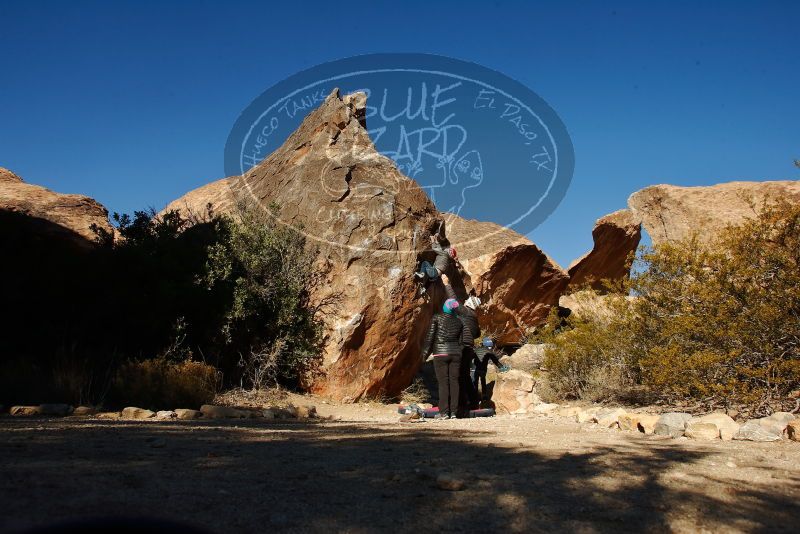 Bouldering in Hueco Tanks on 12/31/2019 with Blue Lizard Climbing and Yoga

Filename: SRM_20191231_1052370.jpg
Aperture: f/10.0
Shutter Speed: 1/320
Body: Canon EOS-1D Mark II
Lens: Canon EF 16-35mm f/2.8 L