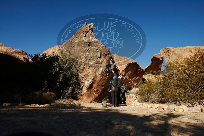 Bouldering in Hueco Tanks on 12/31/2019 with Blue Lizard Climbing and Yoga

Filename: SRM_20191231_1052371.jpg
Aperture: f/10.0
Shutter Speed: 1/320
Body: Canon EOS-1D Mark II
Lens: Canon EF 16-35mm f/2.8 L