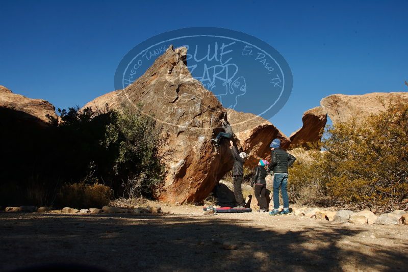 Bouldering in Hueco Tanks on 12/31/2019 with Blue Lizard Climbing and Yoga

Filename: SRM_20191231_1052460.jpg
Aperture: f/10.0
Shutter Speed: 1/320
Body: Canon EOS-1D Mark II
Lens: Canon EF 16-35mm f/2.8 L