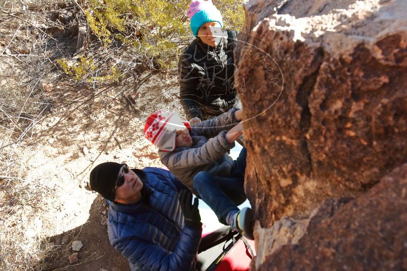 Bouldering in Hueco Tanks on 12/31/2019 with Blue Lizard Climbing and Yoga

Filename: SRM_20191231_1115150.jpg
Aperture: f/5.0
Shutter Speed: 1/320
Body: Canon EOS-1D Mark II
Lens: Canon EF 16-35mm f/2.8 L