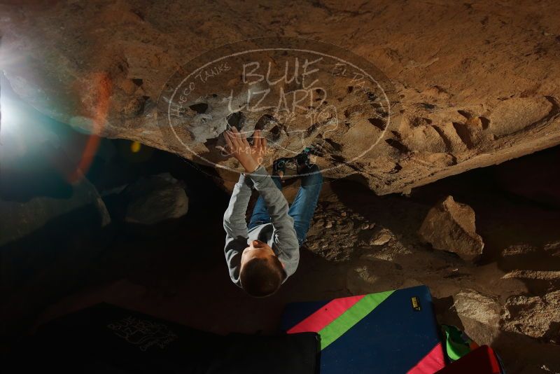 Bouldering in Hueco Tanks on 12/31/2019 with Blue Lizard Climbing and Yoga

Filename: SRM_20191231_1150480.jpg
Aperture: f/8.0
Shutter Speed: 1/250
Body: Canon EOS-1D Mark II
Lens: Canon EF 16-35mm f/2.8 L