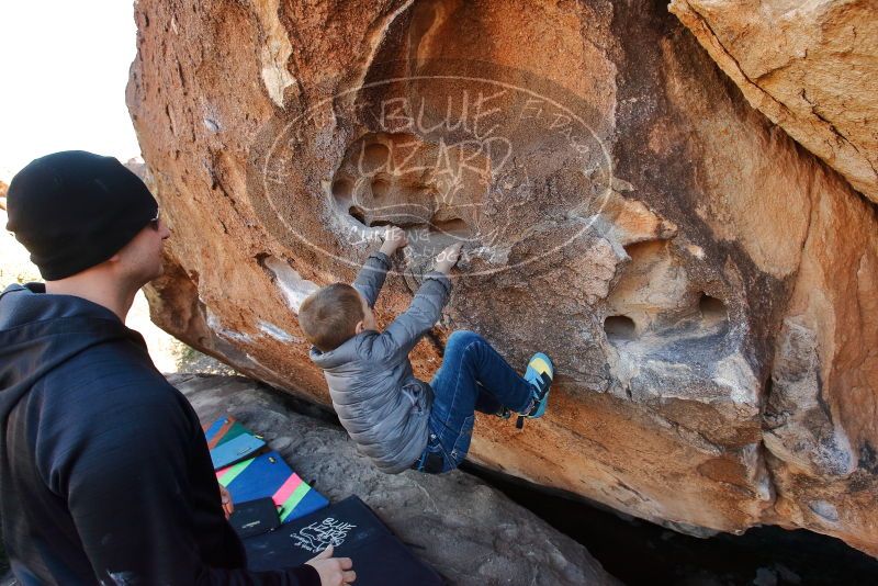 Bouldering in Hueco Tanks on 12/31/2019 with Blue Lizard Climbing and Yoga

Filename: SRM_20191231_1500410.jpg
Aperture: f/5.6
Shutter Speed: 1/250
Body: Canon EOS-1D Mark II
Lens: Canon EF 16-35mm f/2.8 L