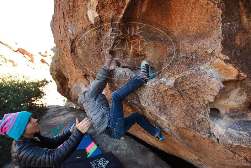 Bouldering in Hueco Tanks on 12/31/2019 with Blue Lizard Climbing and Yoga

Filename: SRM_20191231_1503230.jpg
Aperture: f/5.6
Shutter Speed: 1/250
Body: Canon EOS-1D Mark II
Lens: Canon EF 16-35mm f/2.8 L