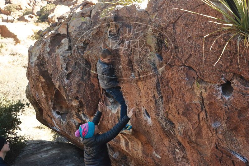 Bouldering in Hueco Tanks on 12/31/2019 with Blue Lizard Climbing and Yoga

Filename: SRM_20191231_1509400.jpg
Aperture: f/5.6
Shutter Speed: 1/250
Body: Canon EOS-1D Mark II
Lens: Canon EF 50mm f/1.8 II