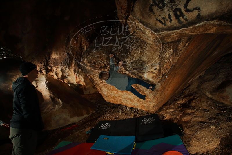 Bouldering in Hueco Tanks on 12/31/2019 with Blue Lizard Climbing and Yoga

Filename: SRM_20191231_1717170.jpg
Aperture: f/8.0
Shutter Speed: 1/250
Body: Canon EOS-1D Mark II
Lens: Canon EF 16-35mm f/2.8 L