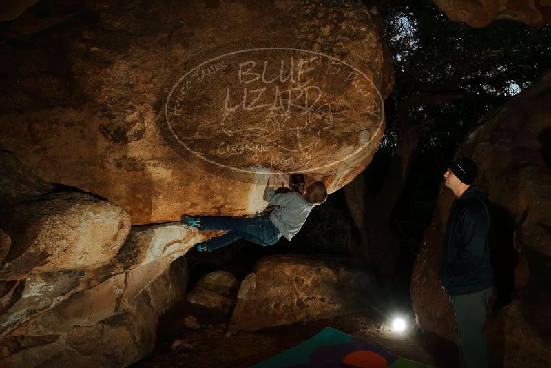 Bouldering in Hueco Tanks on 12/31/2019 with Blue Lizard Climbing and Yoga

Filename: SRM_20191231_1738440.jpg
Aperture: f/6.3
Shutter Speed: 1/250
Body: Canon EOS-1D Mark II
Lens: Canon EF 16-35mm f/2.8 L