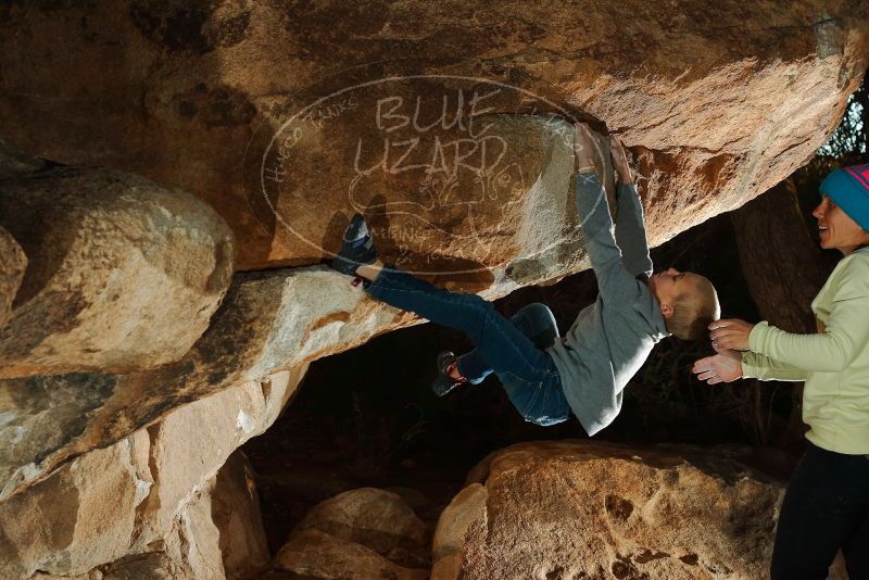 Bouldering in Hueco Tanks on 12/31/2019 with Blue Lizard Climbing and Yoga

Filename: SRM_20191231_1745490.jpg
Aperture: f/5.6
Shutter Speed: 1/250
Body: Canon EOS-1D Mark II
Lens: Canon EF 50mm f/1.8 II