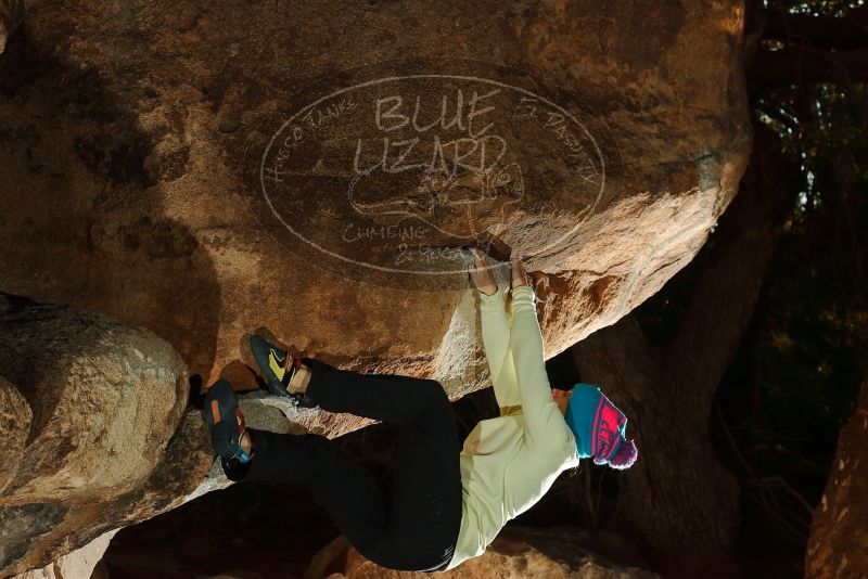 Bouldering in Hueco Tanks on 12/31/2019 with Blue Lizard Climbing and Yoga

Filename: SRM_20191231_1746290.jpg
Aperture: f/5.6
Shutter Speed: 1/250
Body: Canon EOS-1D Mark II
Lens: Canon EF 50mm f/1.8 II