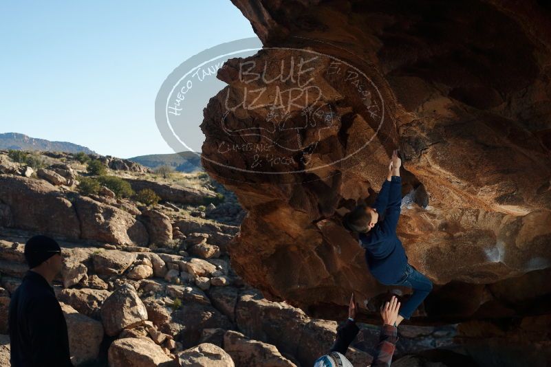 Bouldering in Hueco Tanks on 01/01/2020 with Blue Lizard Climbing and Yoga

Filename: SRM_20200101_1106540.jpg
Aperture: f/5.6
Shutter Speed: 1/250
Body: Canon EOS-1D Mark II
Lens: Canon EF 50mm f/1.8 II