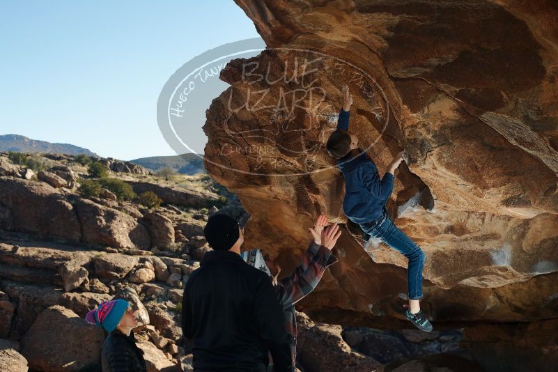 Bouldering in Hueco Tanks on 01/01/2020 with Blue Lizard Climbing and Yoga

Filename: SRM_20200101_1108090.jpg
Aperture: f/5.6
Shutter Speed: 1/250
Body: Canon EOS-1D Mark II
Lens: Canon EF 50mm f/1.8 II