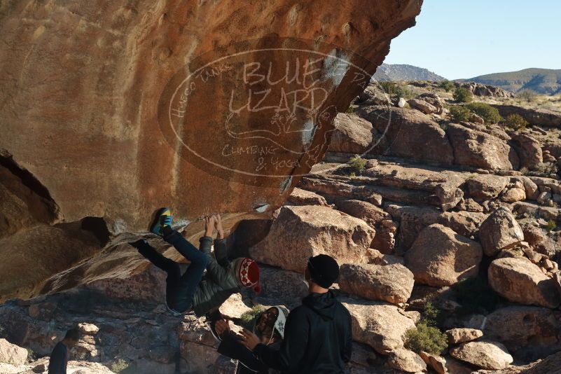 Bouldering in Hueco Tanks on 01/01/2020 with Blue Lizard Climbing and Yoga

Filename: SRM_20200101_1138340.jpg
Aperture: f/8.0
Shutter Speed: 1/250
Body: Canon EOS-1D Mark II
Lens: Canon EF 50mm f/1.8 II