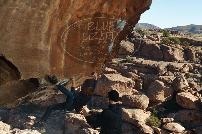 Bouldering in Hueco Tanks on 01/01/2020 with Blue Lizard Climbing and Yoga

Filename: SRM_20200101_1139180.jpg
Aperture: f/8.0
Shutter Speed: 1/250
Body: Canon EOS-1D Mark II
Lens: Canon EF 50mm f/1.8 II