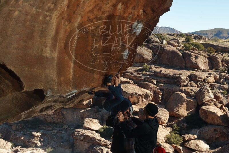 Bouldering in Hueco Tanks on 01/01/2020 with Blue Lizard Climbing and Yoga

Filename: SRM_20200101_1141240.jpg
Aperture: f/8.0
Shutter Speed: 1/250
Body: Canon EOS-1D Mark II
Lens: Canon EF 50mm f/1.8 II