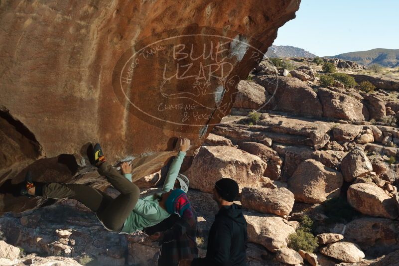 Bouldering in Hueco Tanks on 01/01/2020 with Blue Lizard Climbing and Yoga

Filename: SRM_20200101_1143430.jpg
Aperture: f/8.0
Shutter Speed: 1/250
Body: Canon EOS-1D Mark II
Lens: Canon EF 50mm f/1.8 II