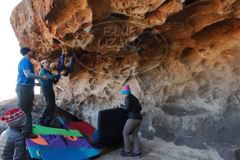 Bouldering in Hueco Tanks on 01/01/2020 with Blue Lizard Climbing and Yoga

Filename: SRM_20200101_1456270.jpg
Aperture: f/5.6
Shutter Speed: 1/250
Body: Canon EOS-1D Mark II
Lens: Canon EF 16-35mm f/2.8 L