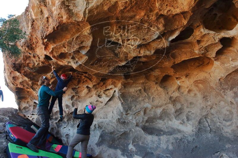 Bouldering in Hueco Tanks on 01/01/2020 with Blue Lizard Climbing and Yoga

Filename: SRM_20200101_1527360.jpg
Aperture: f/5.6
Shutter Speed: 1/250
Body: Canon EOS-1D Mark II
Lens: Canon EF 16-35mm f/2.8 L