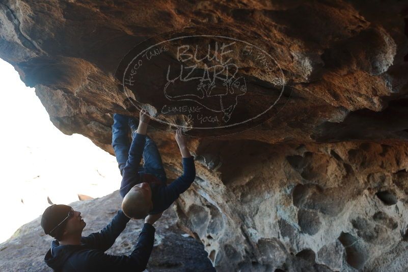 Bouldering in Hueco Tanks on 01/01/2020 with Blue Lizard Climbing and Yoga

Filename: SRM_20200101_1544400.jpg
Aperture: f/4.5
Shutter Speed: 1/250
Body: Canon EOS-1D Mark II
Lens: Canon EF 50mm f/1.8 II