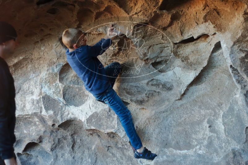 Bouldering in Hueco Tanks on 01/01/2020 with Blue Lizard Climbing and Yoga

Filename: SRM_20200101_1554210.jpg
Aperture: f/2.5
Shutter Speed: 1/250
Body: Canon EOS-1D Mark II
Lens: Canon EF 50mm f/1.8 II