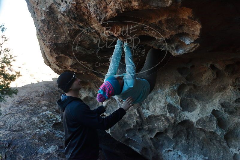 Bouldering in Hueco Tanks on 01/01/2020 with Blue Lizard Climbing and Yoga

Filename: SRM_20200101_1559101.jpg
Aperture: f/7.1
Shutter Speed: 1/250
Body: Canon EOS-1D Mark II
Lens: Canon EF 50mm f/1.8 II