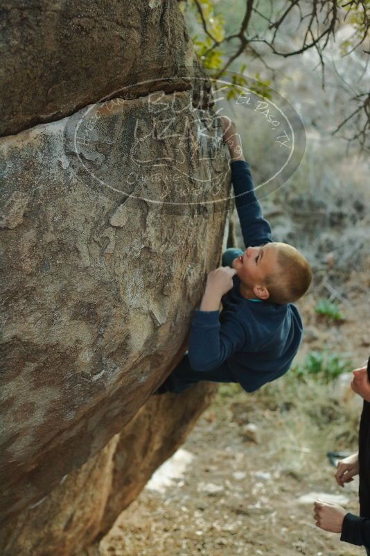 Bouldering in Hueco Tanks on 01/01/2020 with Blue Lizard Climbing and Yoga

Filename: SRM_20200101_1753220.jpg
Aperture: f/2.8
Shutter Speed: 1/200
Body: Canon EOS-1D Mark II
Lens: Canon EF 50mm f/1.8 II