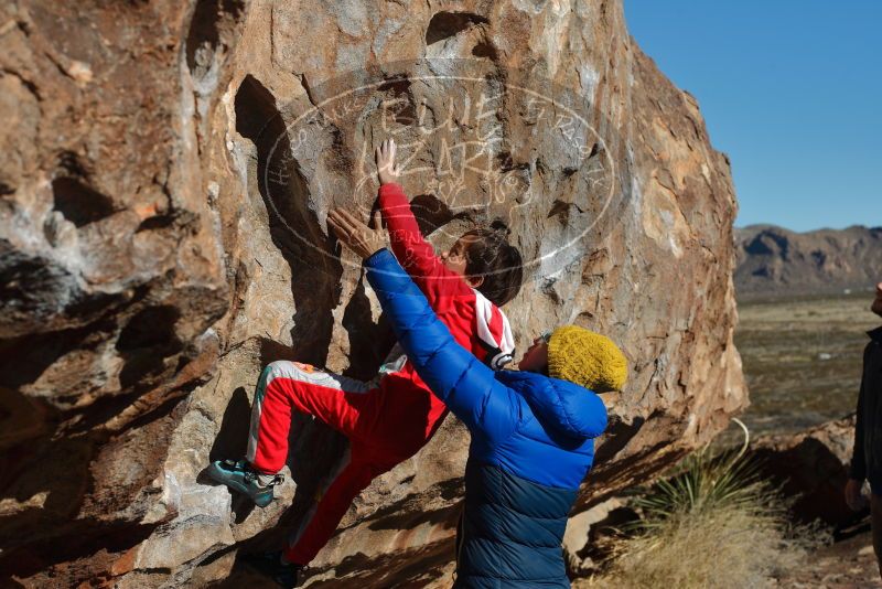 Bouldering in Hueco Tanks on 01/03/2020 with Blue Lizard Climbing and Yoga

Filename: SRM_20200103_1056280.jpg
Aperture: f/5.6
Shutter Speed: 1/400
Body: Canon EOS-1D Mark II
Lens: Canon EF 50mm f/1.8 II