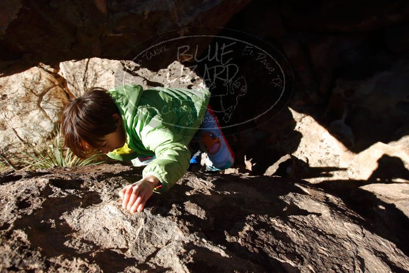 Bouldering in Hueco Tanks on 01/03/2020 with Blue Lizard Climbing and Yoga

Filename: SRM_20200103_1236550.jpg
Aperture: f/5.6
Shutter Speed: 1/500
Body: Canon EOS-1D Mark II
Lens: Canon EF 16-35mm f/2.8 L