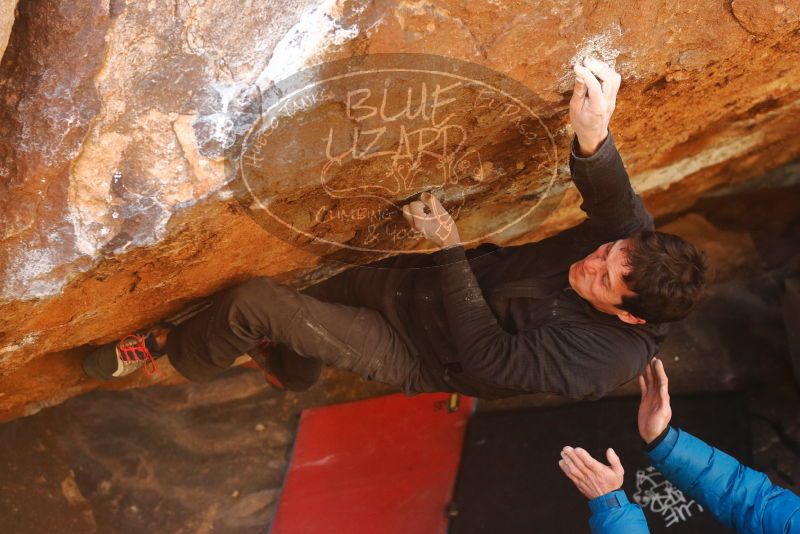 Bouldering in Hueco Tanks on 01/03/2020 with Blue Lizard Climbing and Yoga

Filename: SRM_20200103_1627321.jpg
Aperture: f/4.0
Shutter Speed: 1/250
Body: Canon EOS-1D Mark II
Lens: Canon EF 50mm f/1.8 II