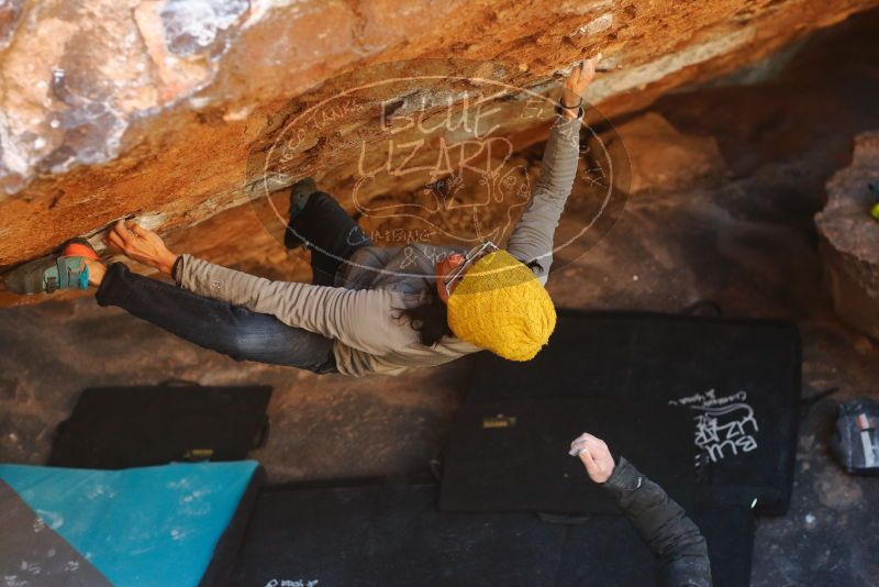 Bouldering in Hueco Tanks on 01/03/2020 with Blue Lizard Climbing and Yoga

Filename: SRM_20200103_1658510.jpg
Aperture: f/3.2
Shutter Speed: 1/250
Body: Canon EOS-1D Mark II
Lens: Canon EF 50mm f/1.8 II