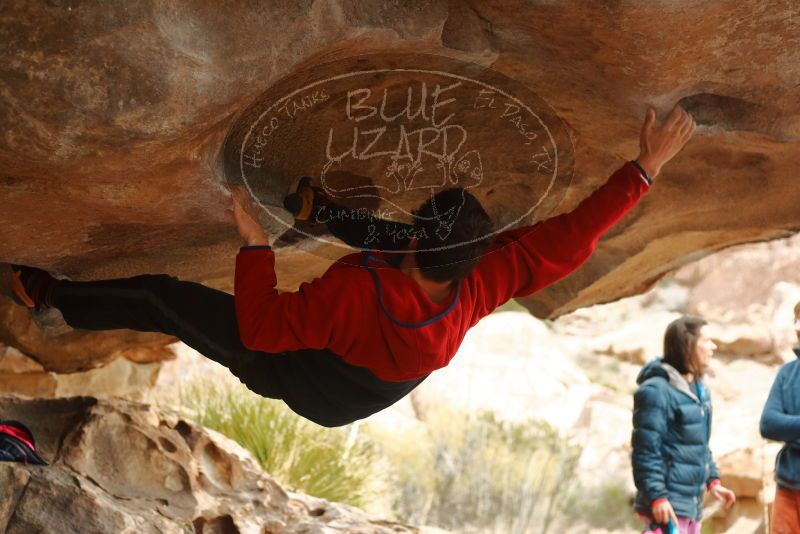 Bouldering in Hueco Tanks on 01/02/2020 with Blue Lizard Climbing and Yoga

Filename: SRM_20200102_1122530.jpg
Aperture: f/3.2
Shutter Speed: 1/250
Body: Canon EOS-1D Mark II
Lens: Canon EF 50mm f/1.8 II