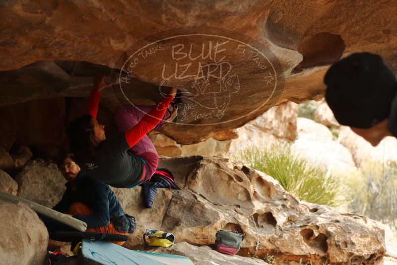 Bouldering in Hueco Tanks on 01/02/2020 with Blue Lizard Climbing and Yoga

Filename: SRM_20200102_1124070.jpg
Aperture: f/3.2
Shutter Speed: 1/250
Body: Canon EOS-1D Mark II
Lens: Canon EF 50mm f/1.8 II