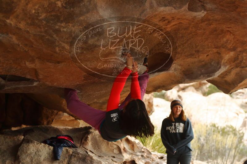 Bouldering in Hueco Tanks on 01/02/2020 with Blue Lizard Climbing and Yoga

Filename: SRM_20200102_1124240.jpg
Aperture: f/3.2
Shutter Speed: 1/250
Body: Canon EOS-1D Mark II
Lens: Canon EF 50mm f/1.8 II