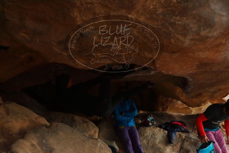 Bouldering in Hueco Tanks on 01/02/2020 with Blue Lizard Climbing and Yoga

Filename: SRM_20200102_1129410.jpg
Aperture: f/3.2
Shutter Speed: 1/250
Body: Canon EOS-1D Mark II
Lens: Canon EF 50mm f/1.8 II