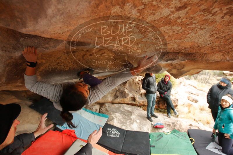 Bouldering in Hueco Tanks on 01/02/2020 with Blue Lizard Climbing and Yoga

Filename: SRM_20200102_1233211.jpg
Aperture: f/4.5
Shutter Speed: 1/250
Body: Canon EOS-1D Mark II
Lens: Canon EF 16-35mm f/2.8 L