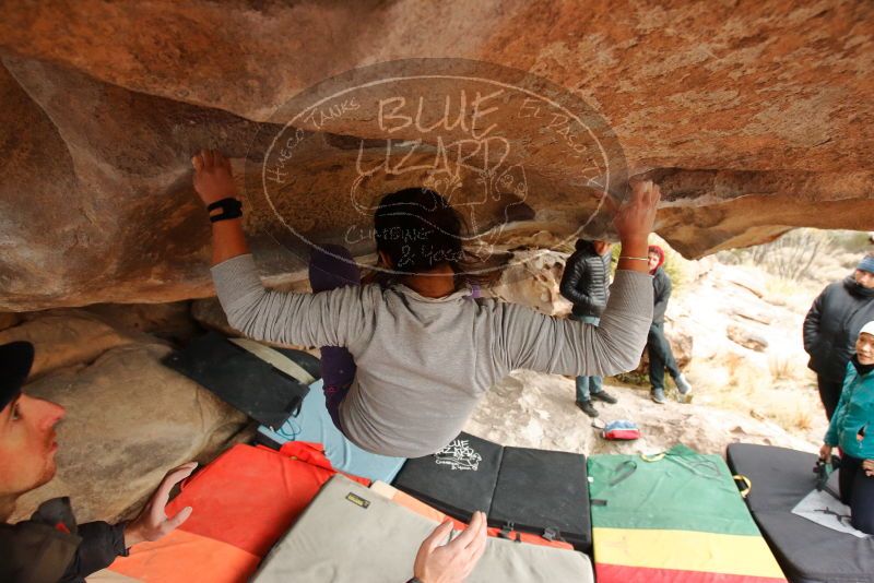 Bouldering in Hueco Tanks on 01/02/2020 with Blue Lizard Climbing and Yoga

Filename: SRM_20200102_1233240.jpg
Aperture: f/4.5
Shutter Speed: 1/250
Body: Canon EOS-1D Mark II
Lens: Canon EF 16-35mm f/2.8 L