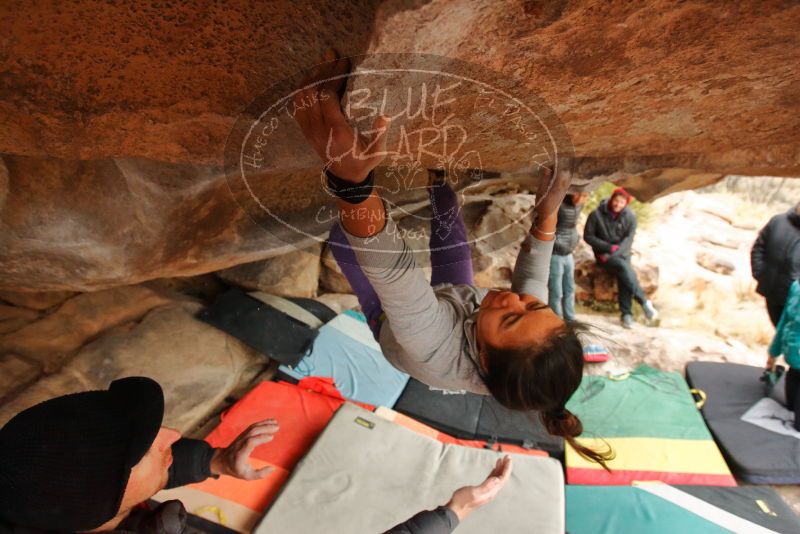 Bouldering in Hueco Tanks on 01/02/2020 with Blue Lizard Climbing and Yoga

Filename: SRM_20200102_1233330.jpg
Aperture: f/4.5
Shutter Speed: 1/250
Body: Canon EOS-1D Mark II
Lens: Canon EF 16-35mm f/2.8 L