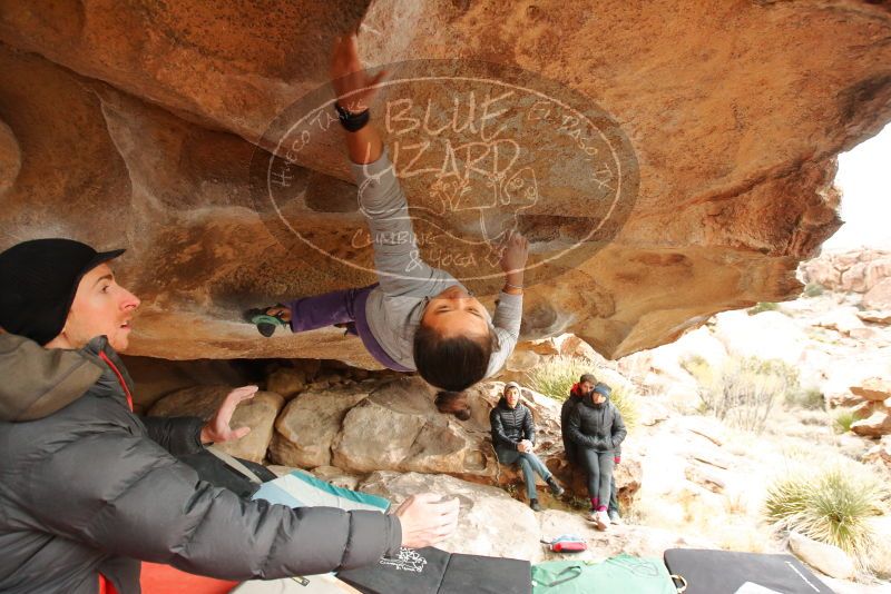 Bouldering in Hueco Tanks on 01/02/2020 with Blue Lizard Climbing and Yoga

Filename: SRM_20200102_1239550.jpg
Aperture: f/4.5
Shutter Speed: 1/250
Body: Canon EOS-1D Mark II
Lens: Canon EF 16-35mm f/2.8 L