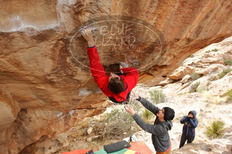 Bouldering in Hueco Tanks on 01/02/2020 with Blue Lizard Climbing and Yoga

Filename: SRM_20200102_1322330.jpg
Aperture: f/5.0
Shutter Speed: 1/250
Body: Canon EOS-1D Mark II
Lens: Canon EF 16-35mm f/2.8 L